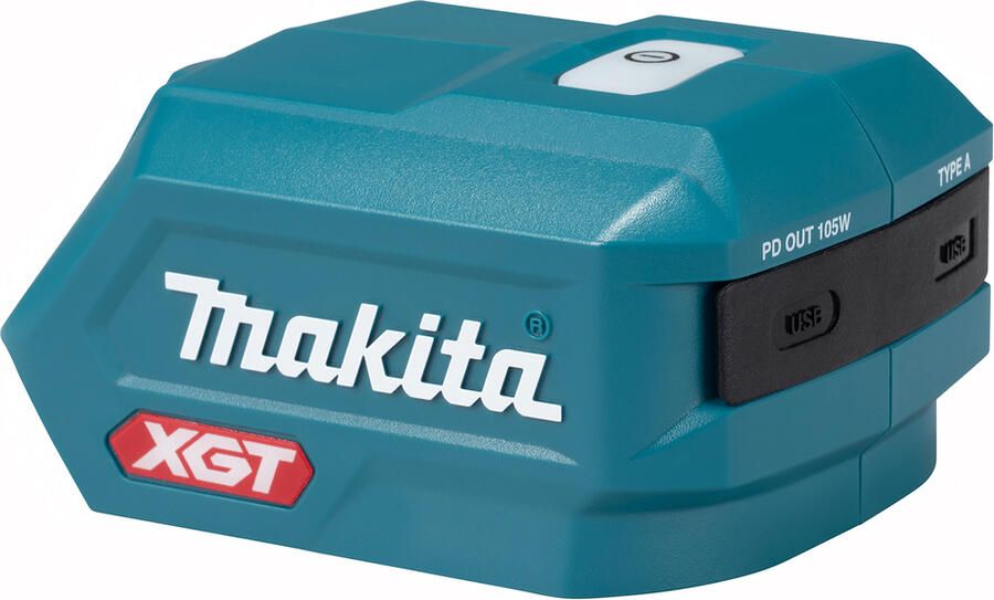 Makita ADP002G 40V Max XGT USB-adapter | USB-C PD-PPS 105W + USB-A 12W ADP002G