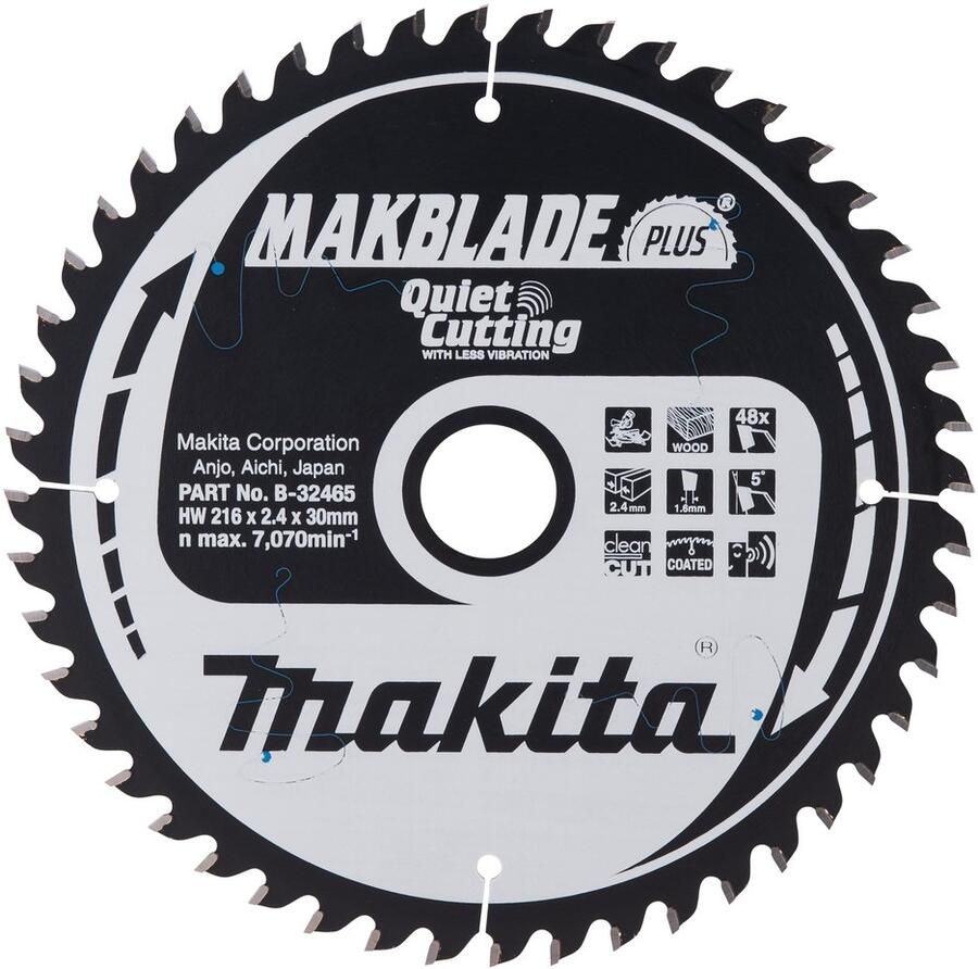 Makita AfkortZaagbladlad Hout B-32465