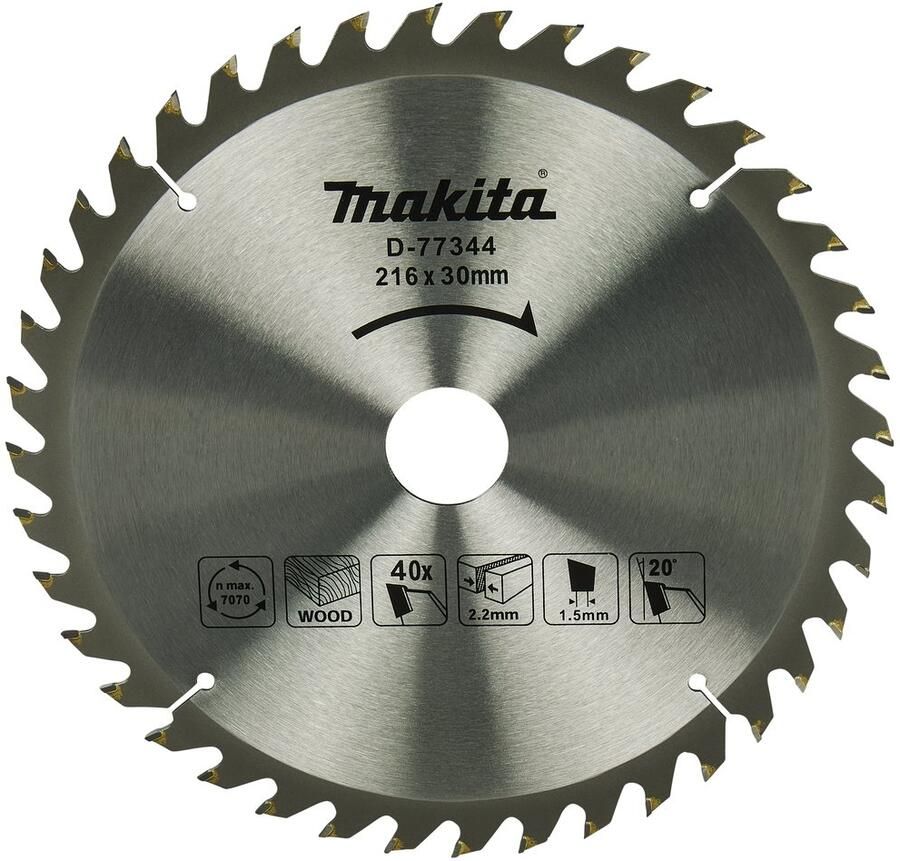 Makita AfkortZaagbladlad Hout D-77344