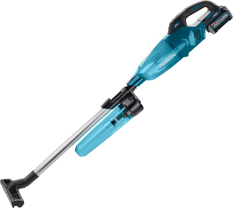 Makita CL001GATNL | Steelstofzuiger | 40 V Max | Blauwe uitvoering met blauwe transparante capsule | 2 0 Ah accu | 1 st | lader | in doos