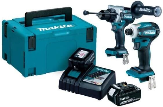 Makita DLX2455TJ | Combiset | DHP486 Accu Klopboormachine + DTD172 Accu Slagschroevendraaier | Incl. accu en lader in M-box DLX2455TJ