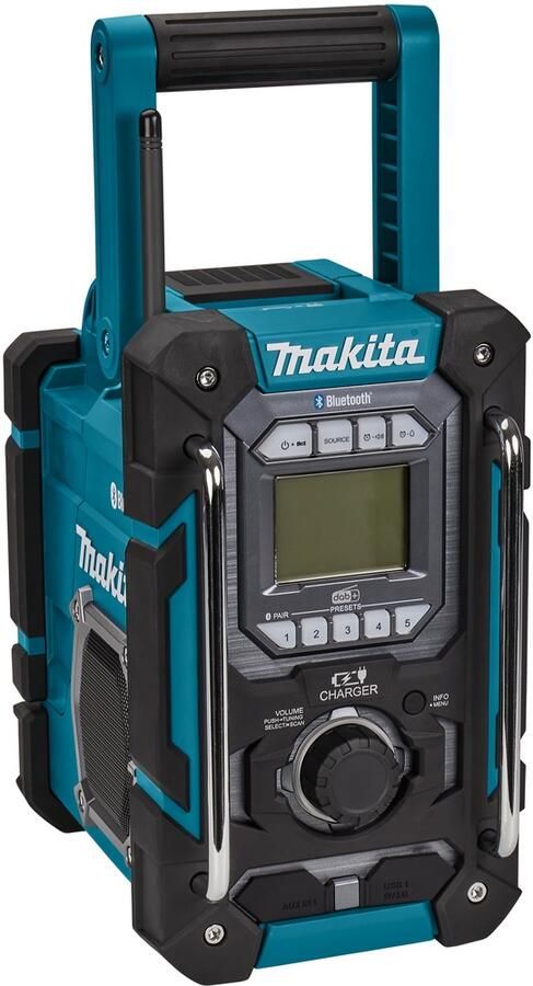 Makita DMR301 | Bouwradio | FM DAB DAB+ Bluetooth met laadfunctie | Zonder accu's | In doos DMR301 - Foto 2