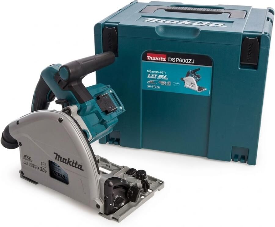 Makita DSP600ZJ Accu invalzaag LXT 2x18V | Zonder accu's en lader DSP600ZJ