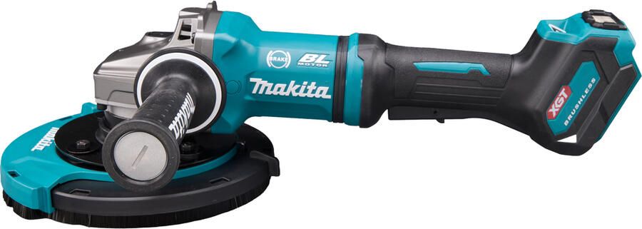 Makita GA038GZ08 XGT 40V Max Accu Haakse Slijper | 230 mm | Excl. accu's en lader | Incl. stofafzuiging | In doos GA038GZ08