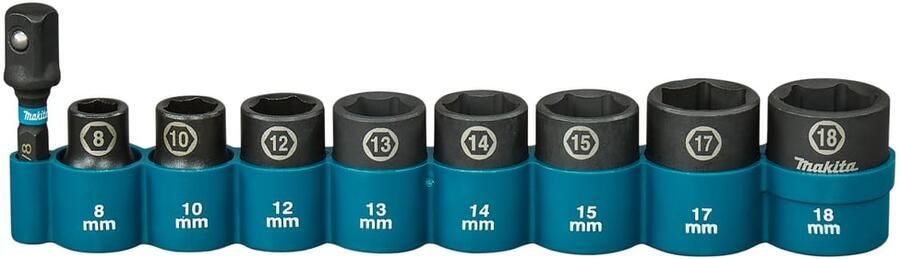 Makita Krachtdopset Impact Black 3 8 9-dlg E-16639