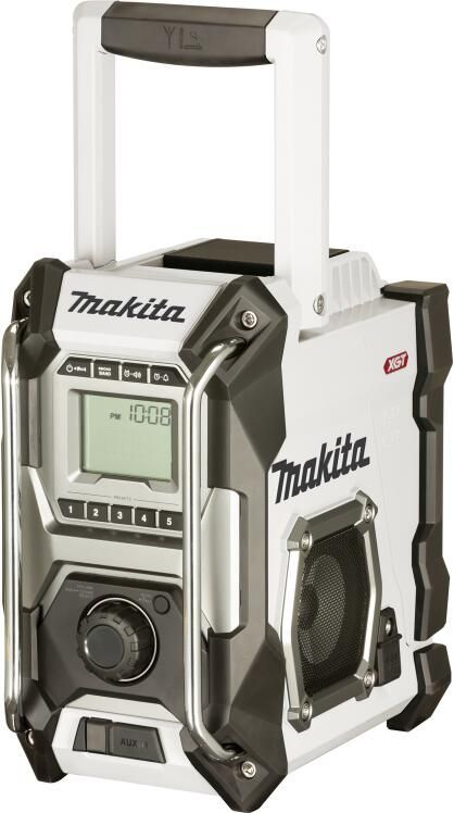 Makita MR001GZ01 | Bouwradio | Wit | FM AM | Body | Zonder accu's en lader MR001GZ01