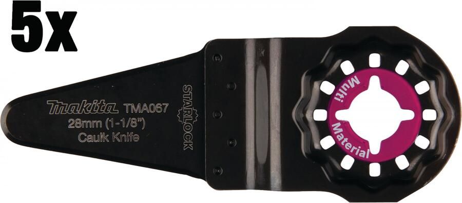 Makita TMA067 Kit Mes | 28x40mm | 5 stuks B-65006-5