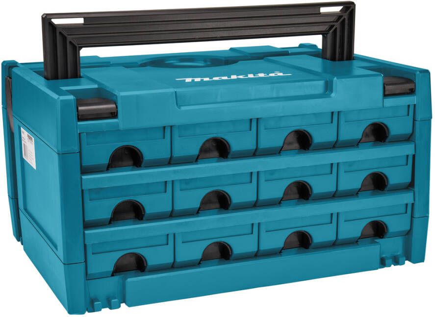 Makita Accessoires MAKSTOR 3.12 M-box Systainer met 12 laden 395x295x215 mm P-84327