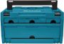 Makita Accessoires MAKSTOR 3.4 M-box Systainer met 4 laden 395x295x215 mm P-84311 - Thumbnail 2
