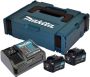 Makita Accessoires Power source kit: DC10SB lader + 2x BL1041B 12v Max (10 8V) Li-Ion schuifaccu 4 0Ah 197641-2 - Thumbnail 1