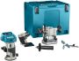 Makita RT001GZ10 Boven- en kantenfrees | 40 V Max | Zonder accu&apos;s en lader | Incl. diverse voeten | In Mbox RT001GZ10 - Thumbnail 1