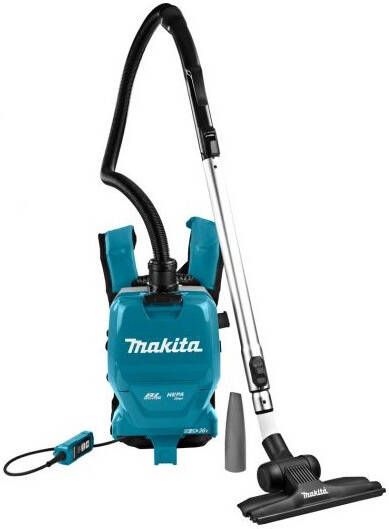 Makita Rugstofzuiger | DVC261ZX22 | 2 x 18V | excl. accu&apos;s en lader DVC261ZX22