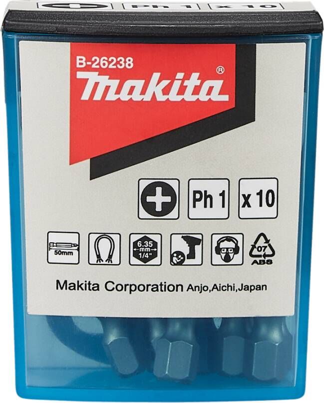 Makita Accessoires Schroefbit PH1x50mm B-26238
