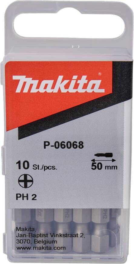 Makita Accessoires Schroefbit torsion PH2x50mm P-06068