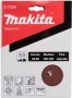 Makita Accessoires Schuurschijf 125mm Red Velcro D-77229 - Thumbnail 1