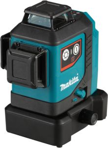 Makita SK700DX | 12 V Max | Kruislijn laser rood | 3x 360° | 2 0 Ah accu | lader met tas in doos