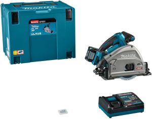 Makita SP001GM101 | 40 V Max | Invalcirkelzaag | 165 mm | 4 0 Ah accu (1 st) | snellader | in Mbox | met AWS zender SP001GM101