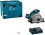 Makita SP001GM101 | 40 V Max | Invalcirkelzaag | 165 mm | 4 0 Ah accu (1 st) | snellader | in Mbox | met AWS zender SP001GM101 - Thumbnail 1