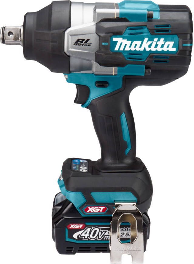 Makita TW001GD201 | 40 V Max | Slagmoersleutel | Body | 2 5 Ah accu (2 st) + snellader | in Mbox TW001GD201