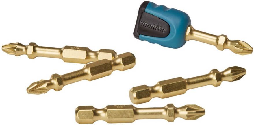 Makita Accessoires Xtt Slagschroefbit PZ2X50mm 6-delig B-42472