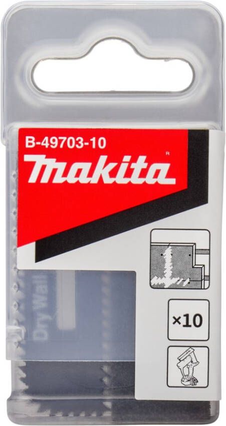 Makita Zaagblad gips | 55X18X0 55mm | 10 stuks B-49703-10