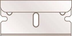 Martor Beugelmes | lengte 39 mm | breedte 19 3 mm | dikte 0 3 mm | 10 stuks dispenser 44.50
