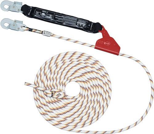MAS Meelopend opvangapparaat | EN353-2 | lengte 10 m kabel-d. 12 mm | 1 stuk 31810