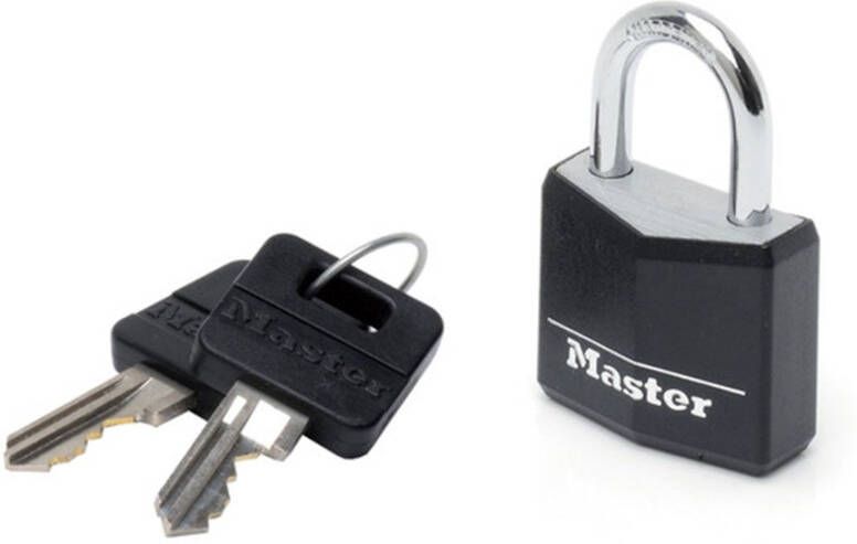 Masterlock 30mm 18mm hardened steel shackle 5mm diam. double locking 4-pin 9130EURDBLK