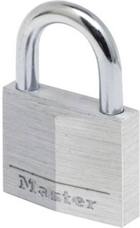 Masterlock 50mm 25mm hardened steel shackle 7mm diam. double locking 5-pin 9150EURD