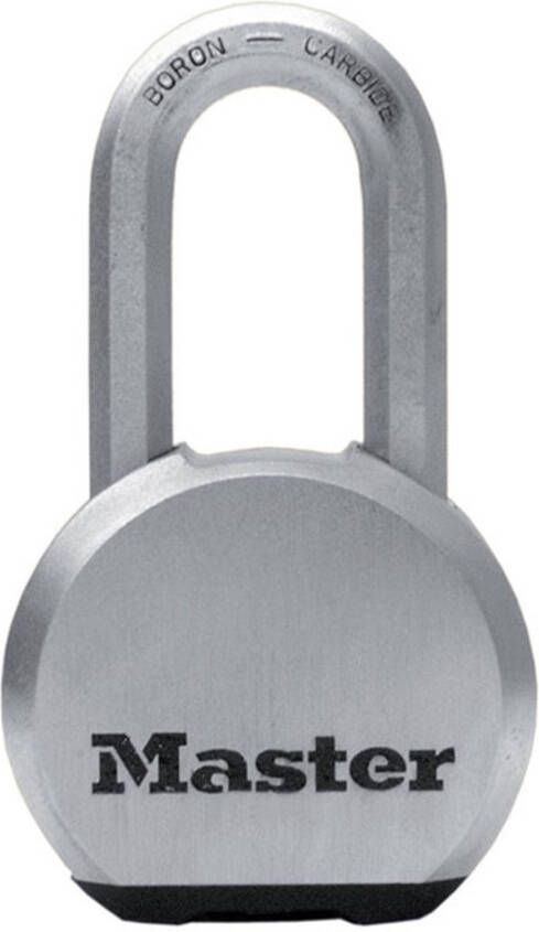 Masterlock 54mm chrome-plated solid steel padlock 51mm octagonal boron-carbide