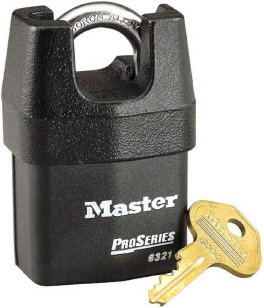 Masterlock 54mm laminated steel body with Xenoy protective cover 19mm boron-all