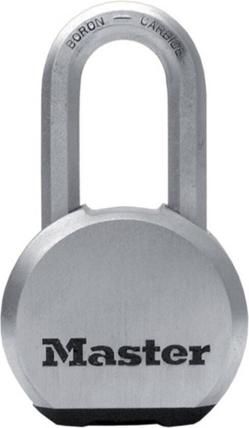 Masterlock 64mm chrome-plated solid steel padlock 51mm octagonal boron-carbide M930EURDLH