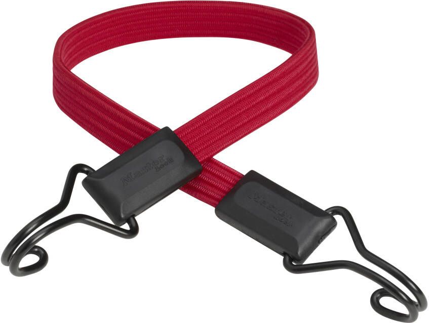 Masterlock Flat bungee 60cm colour : reddouble reverse hook 3224EURDAT