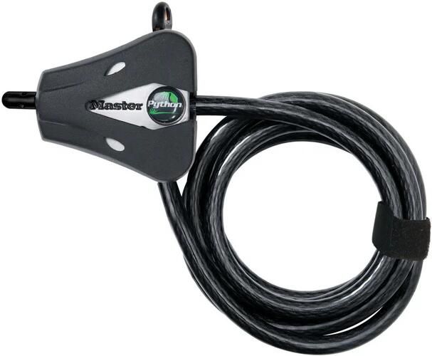 Masterlock Adjustable cable 1.80m x Ø 8mm braided steel 2 keys 8418EURD