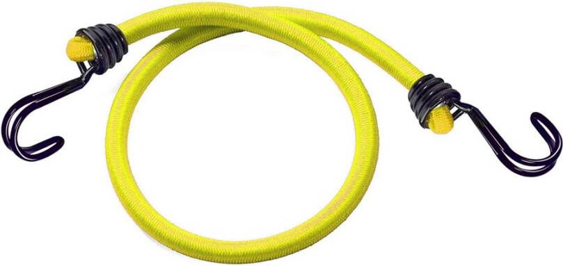 Masterlock Set of 2 bungees 100cm colour : yellowdouble reverse hook 3022EURDAT