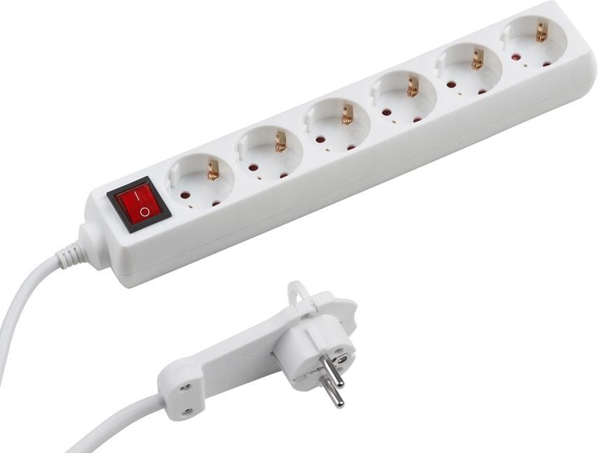 Meister Stekkerdoos 6V Schakel Vlak 2M Wi W WU7430880