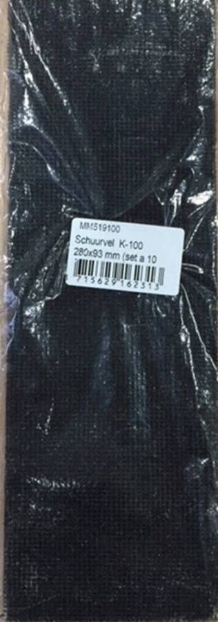 Melkmeisje Schuurvel K-100 280x93 mm (set a 10 st) MM519100