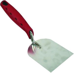 Melkmeisje Stukadoorsbandtroffel RVS 60mm 2K-softg MM749060