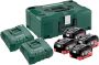 Metabo 18V LiHD Accu Basis-set 4 x 8.0Ah accu + 2x lader in Metaloc | 685135000 - Thumbnail 1