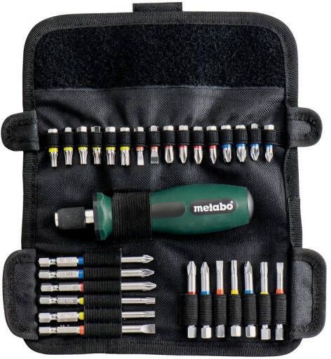 Metabo Accessoires Bitset met handgreep | 30- delig | in roltas | 626726000