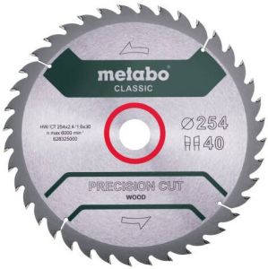 Metabo Accessoires Cirkelzaagblad | "Precision Cut Classic" | 254x30mm | Z40 WZ 20° 628325000