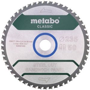 Metabo Accessoires Cirkelzaagblad | SteelCutSandwich panelen Classic | 235x30 Z50 | 628681000