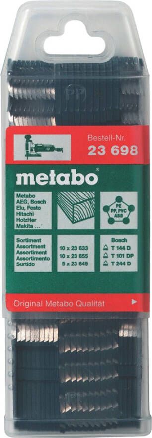 Metabo Accessoires Decoupeerzaagbladen (25 st.) assorti 623698000