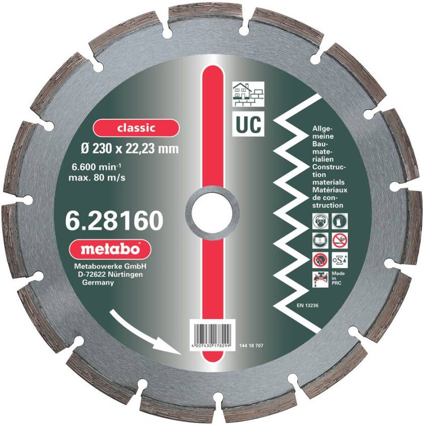 Metabo Accessoires Diamantschijf Ø 350x20 0 mm UC 628164000