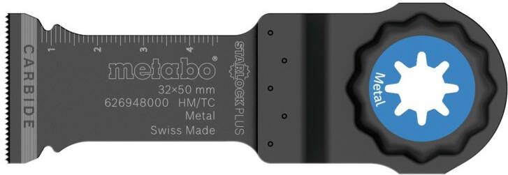 Metabo Accessoires Invalzaagblad | "Starlock Plus" | metaal | Carbide | 32x50mm 626948000