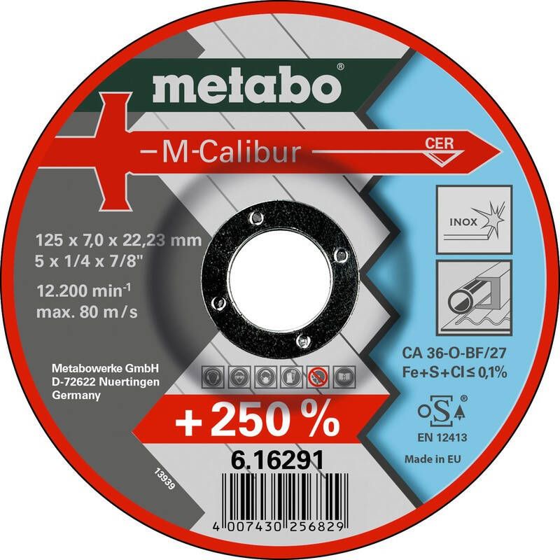 Metabo Accessoires M-Calibur Afbraamschijf Ø 180x7 0x22 23 mm 25 stuks 616292000