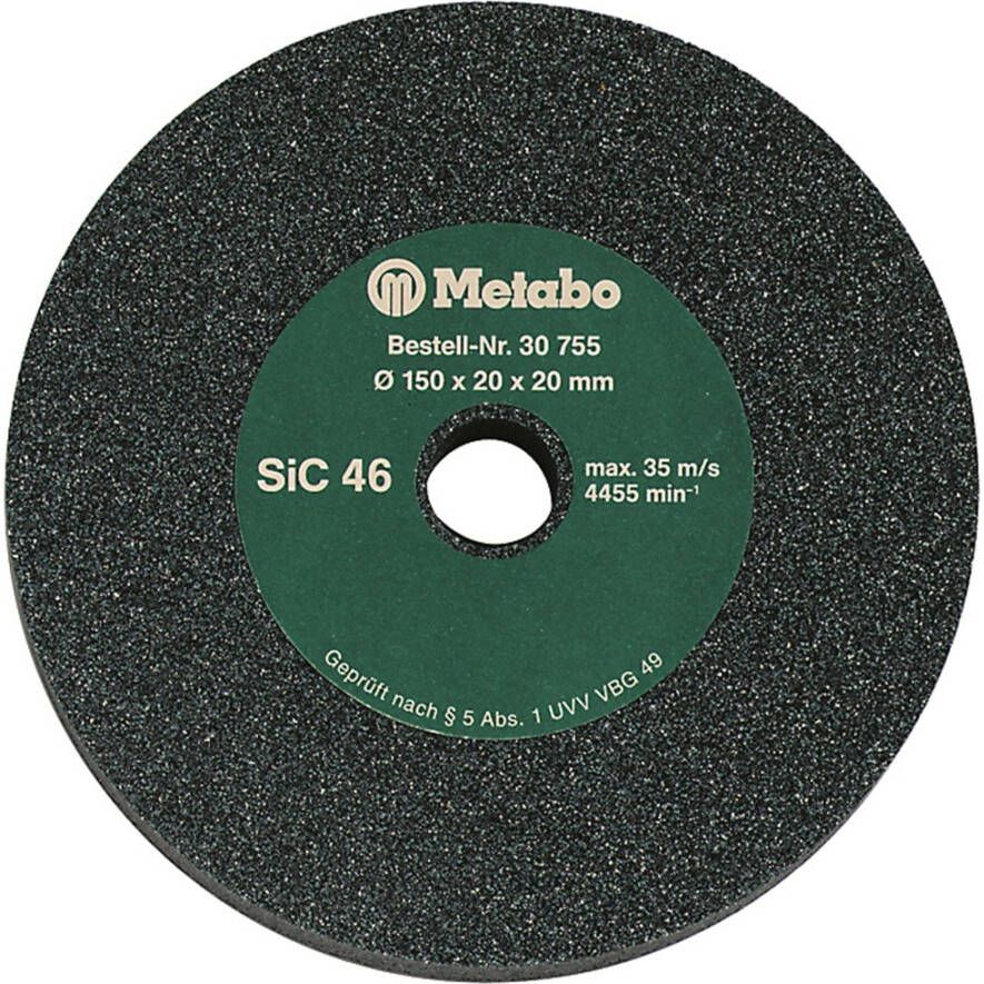 Metabo Accessoires Reserve slijpsteen Ø 150x20x20 mm 80 J SIC 629103000