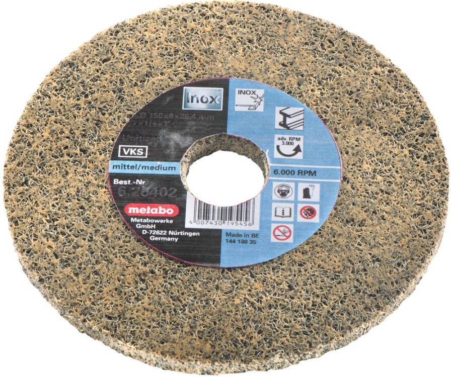Metabo Accessoires Vlies-compactschijf ZK Ø 125 mm 5 stuks 626483000