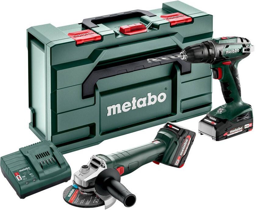 Metabo Accu Combo Set 2.4.3 | 18 V | (685204500) | BS 18 + W 18 L 9-125 685204500