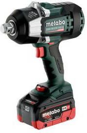 Metabo Accu-slagschroevendraaier -slagmoersleutel | SSW 18 LTX 800 BL | 8V 2X5.5AH LIHD | LADER ASC 145 | x 145L